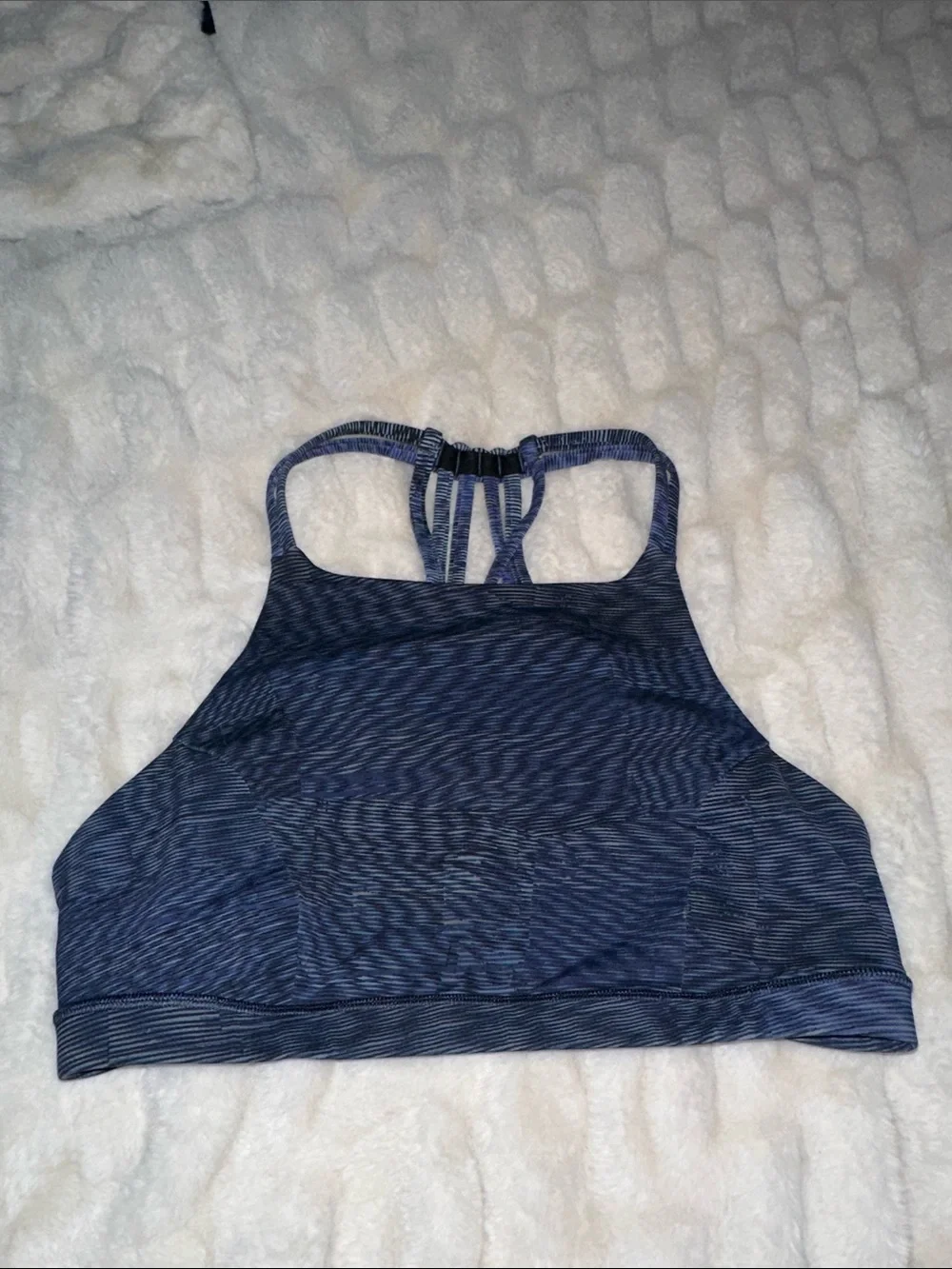 lululemon athletica Blue Strappy Sports Bra - Women's Intimates size 8